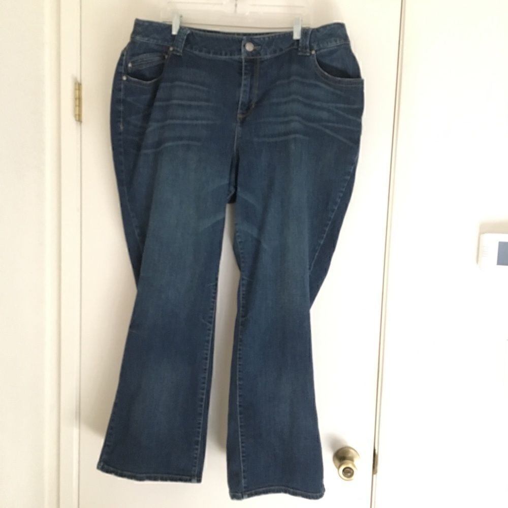 Lane Bryant Distinctly boot cut jeans size 22